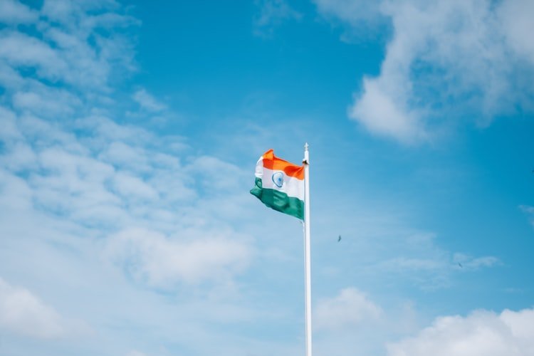 celebrating republic day of India