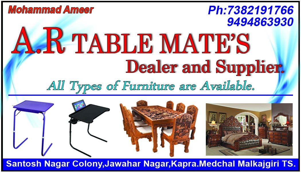 A. R Table Mate’s, Medchal