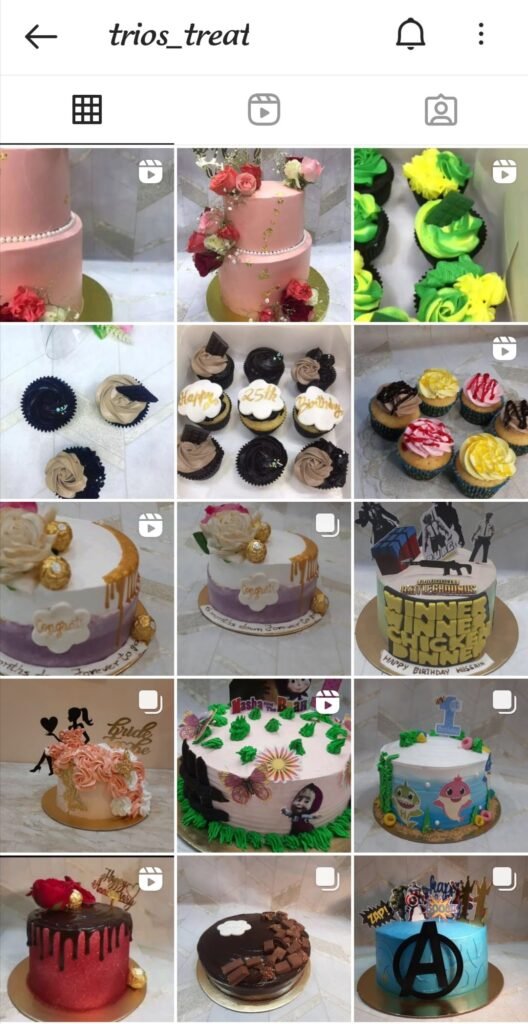 Trios Treats Hyderabad Cakes Business Online