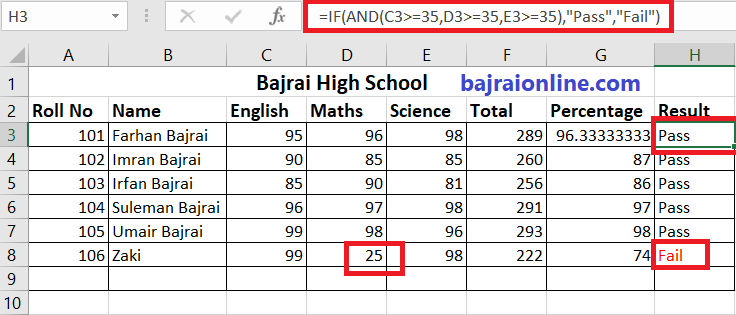 how-to-make-school-result-in-excel-bajrai-online-solutions