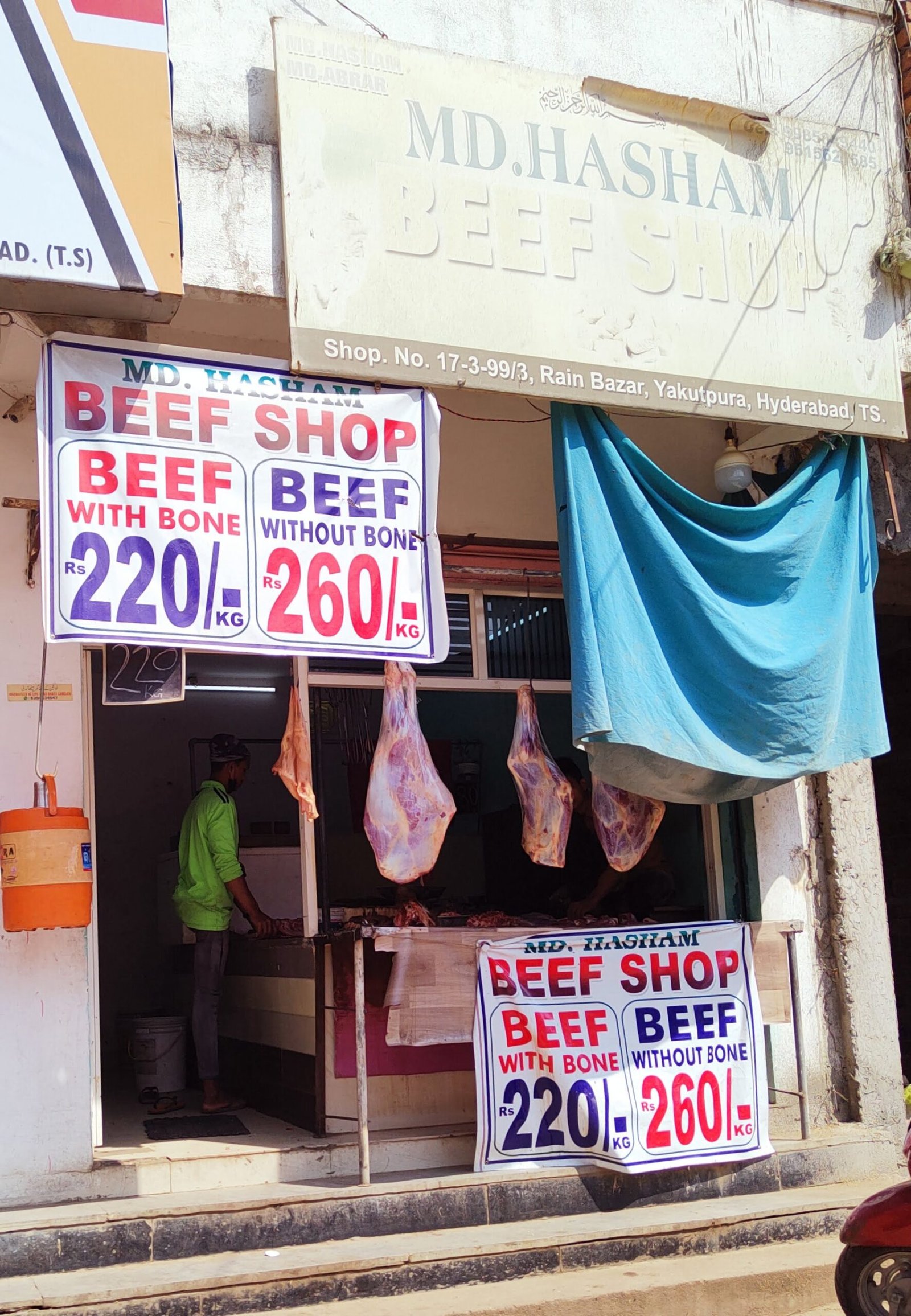 MD.Hasham Beef Shop in Yakutpura